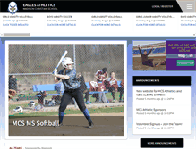 Tablet Screenshot of mcsathletics.org